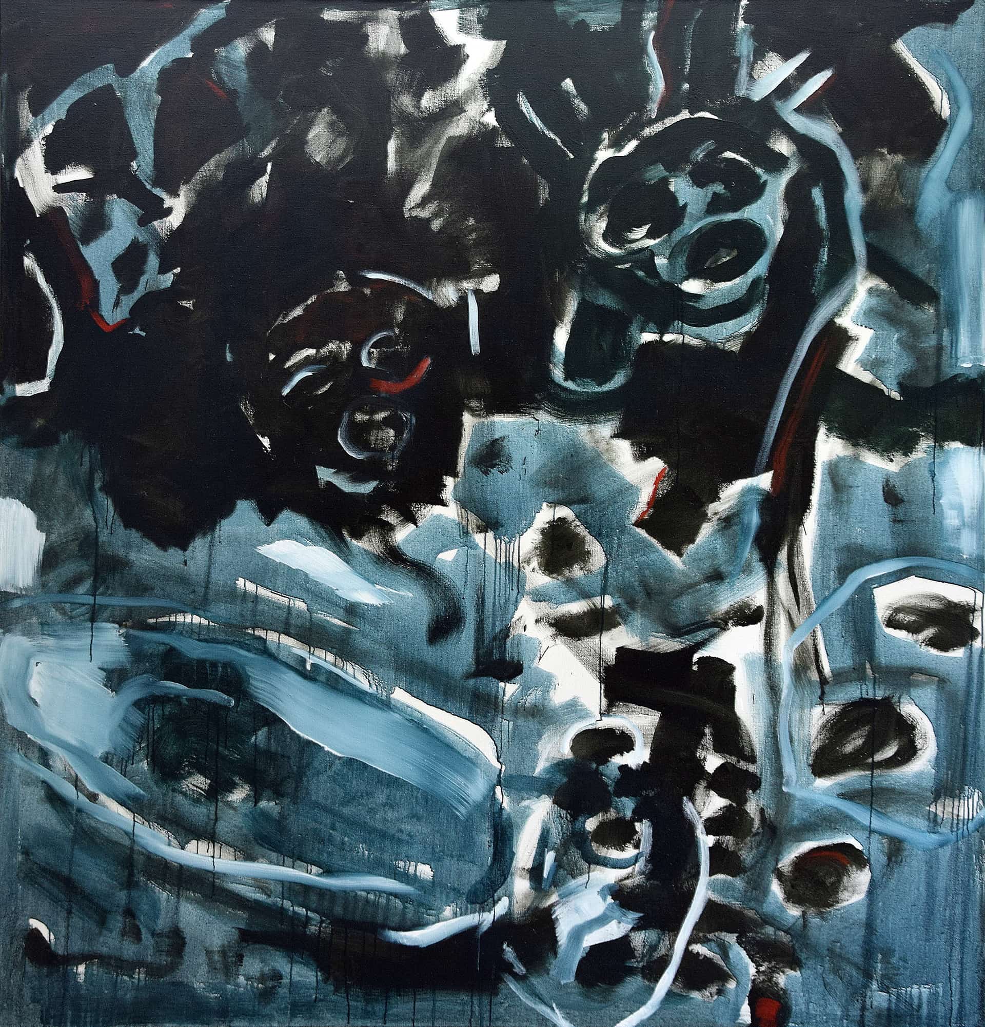 ARAWAK II, Acryl auf Leinwand, 200 x 190 cm, 1998